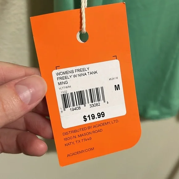 Freely Women’s Mint Green Tank Size Medium NWT - Picture 4 of 5